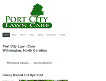 Tablet Screenshot of portcitylawncare.com